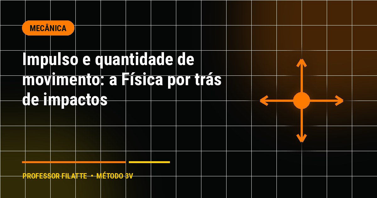 Impulso e quantidade de movimento: a Física por trás de impactos
